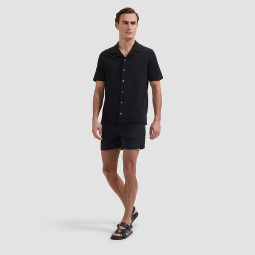 Bugatchi Performance Rib Knit Camp Shirt