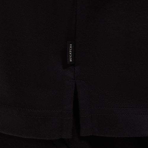 Bugatchi Solid Pima Johnny Collar Polo