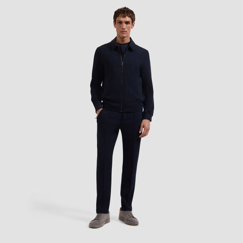 Bugatchi Soft Touch™ Blouson Knit Jacket