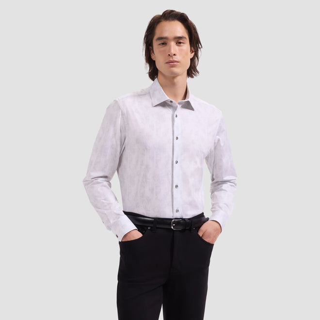 Bugatchi James OoohCotton® Jacquard-Inspired Shirt