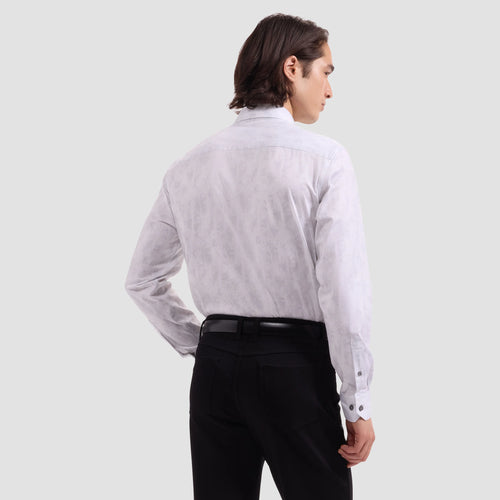 Bugatchi James OoohCotton® Jacquard-Inspired Shirt
