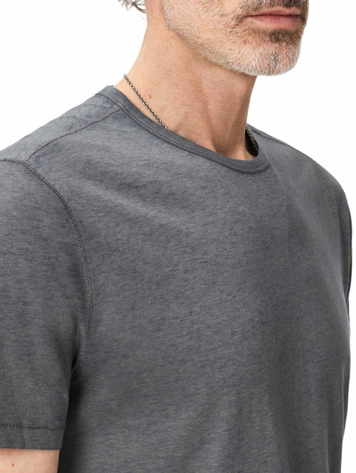 John Varvatos Bale Short Sleeve Burnout Crew