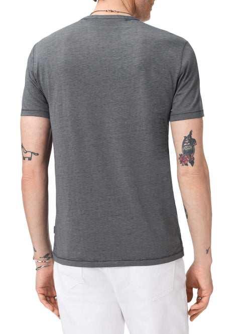 John Varvatos Bale Short Sleeve Burnout Crew