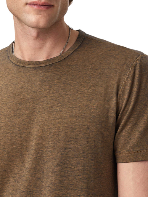 John Varvatos Bale Short Sleeve Burnout Crew