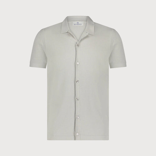 BLUE INDUSTRY KNITTED DOORKNOOP POLO
