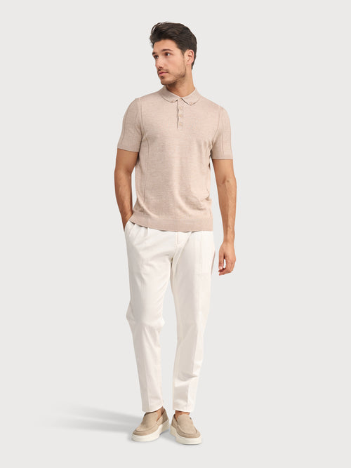 BLUE INDUSTRY ELEVATED KNIT POLO