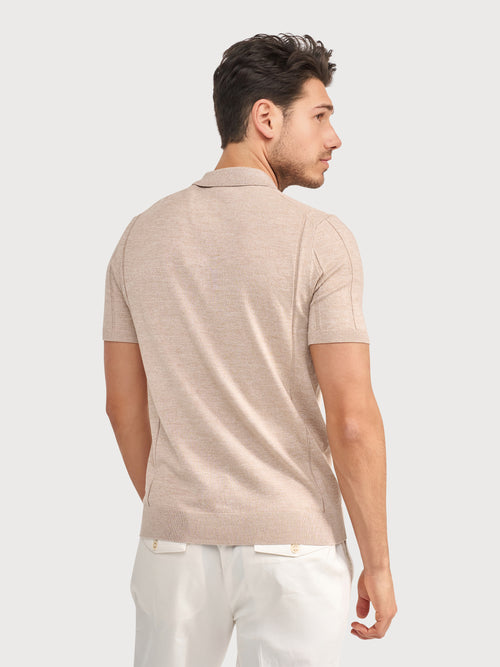 BLUE INDUSTRY ELEVATED KNIT POLO