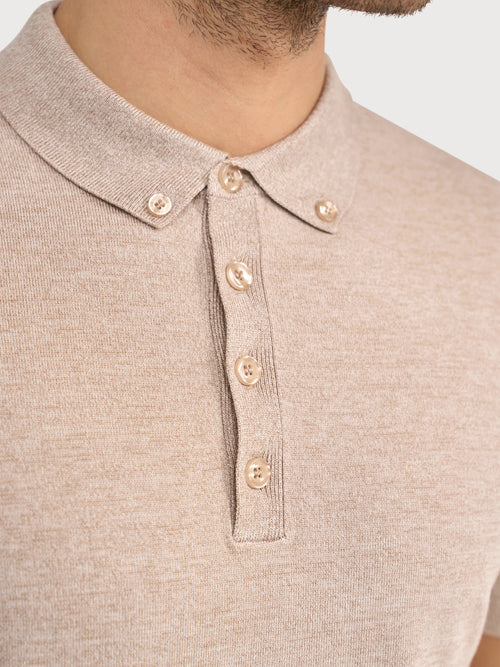 BLUE INDUSTRY ELEVATED KNIT POLO