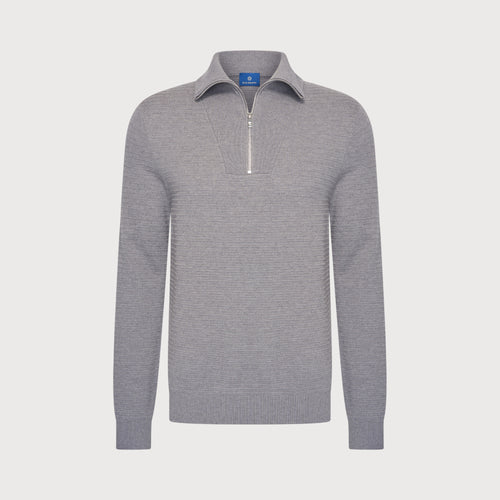 Blue Industry Long Sleeve Quarter-Zip Sweater