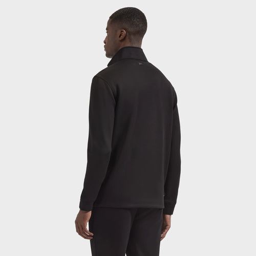 Bugatchi Soft Touch™ Geometric Jacquard Quarter-Zip