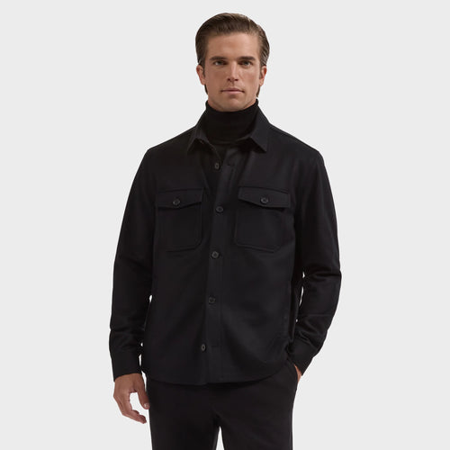 Bugatchi Solid Shirt Jacket