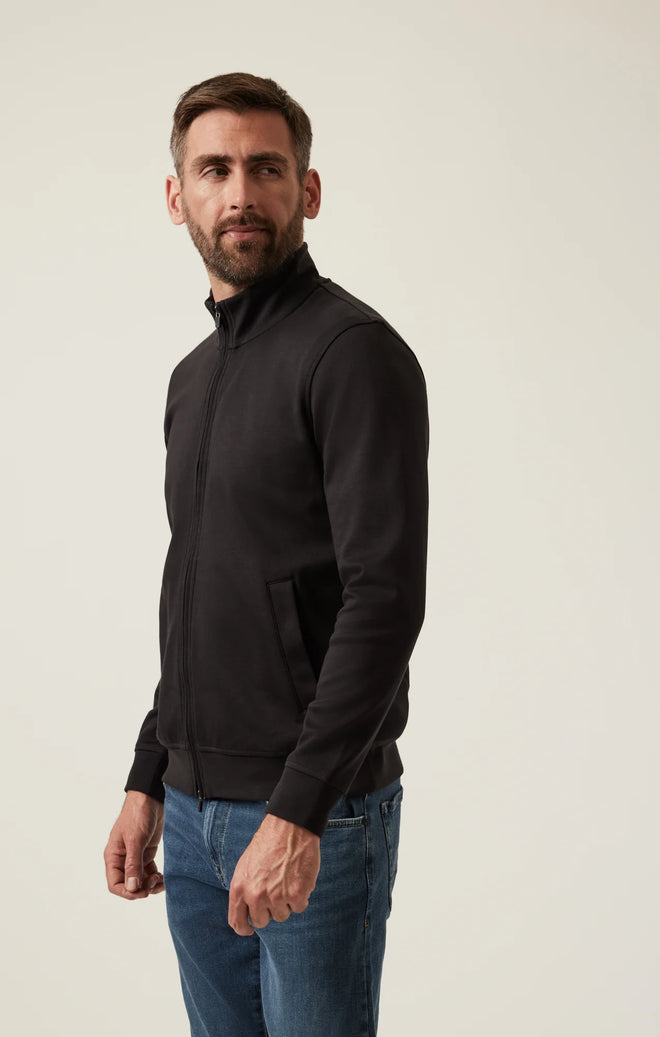 34 HERITAGE HIGH NECK ZIP-UP SWEATER