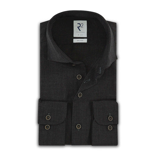 R2 AMSTERDAM 100% WOOL SHIRT