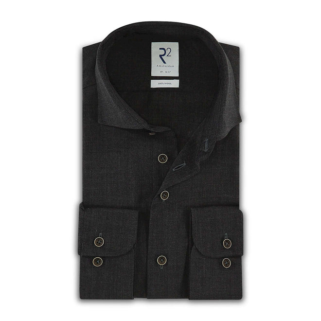 R2 AMSTERDAM 100% WOOL SHIRT