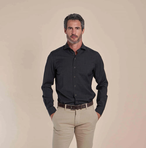 R2 AMSTERDAM 100% WOOL SHIRT