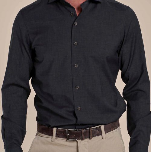 R2 AMSTERDAM 100% WOOL SHIRT