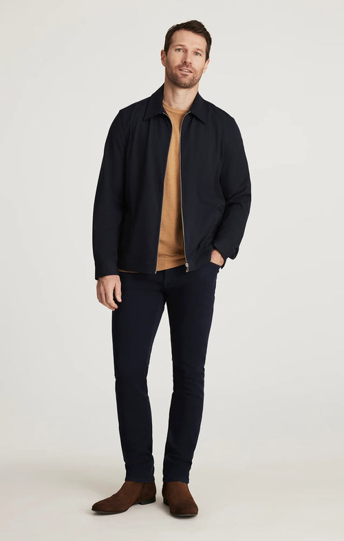 34 Heritage Cool Tapered Leg Pants In Dark Navy Cloud Luxe