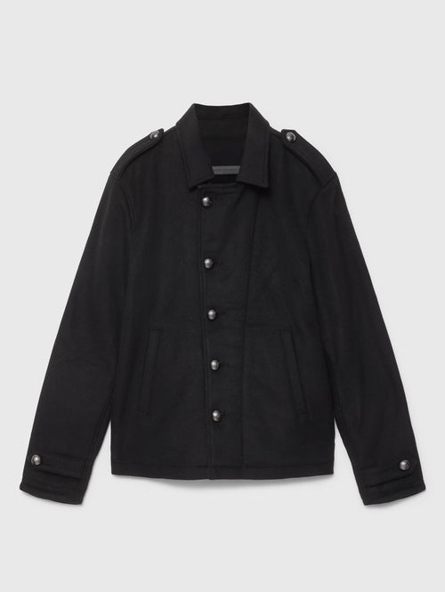 John Varvatos Graham Single Breaster Short Peacoat