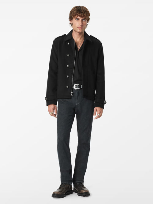 John Varvatos Graham Single Breaster Short Peacoat