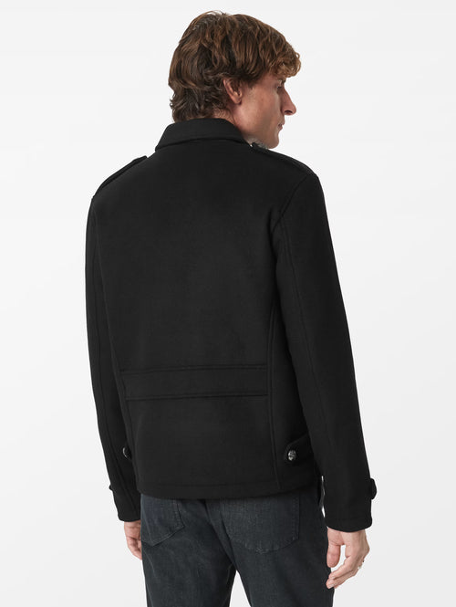 John Varvatos Graham Single Breaster Short Peacoat