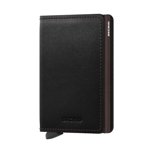 Secrid Slim Wallet Original Black & Chocolate