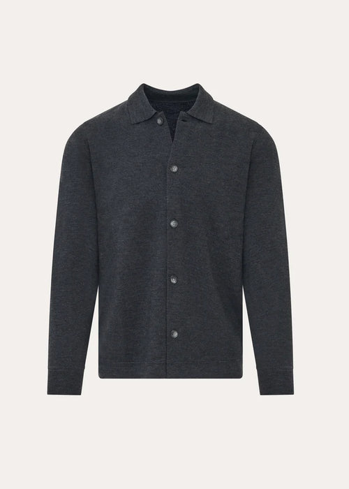 Patrick Assaraf Extra-Fine Merino Wool Milano Stitch Shirt Jacket