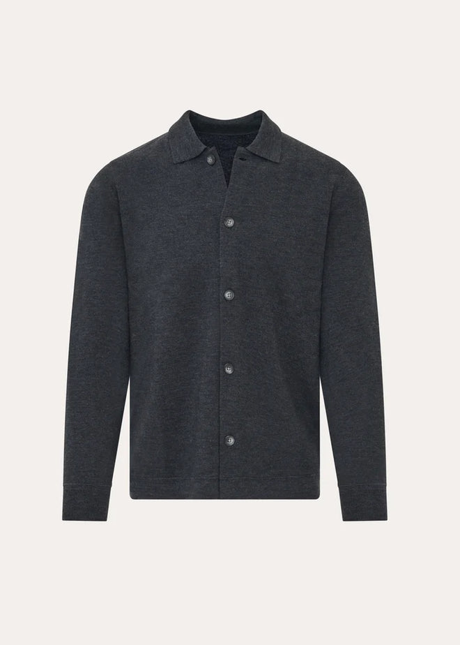 Patrick Assaraf Extra-Fine Merino Wool Milano Stitch Shirt Jacket