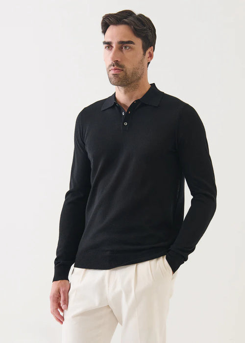 Patrick Assaraf Extra-Fine Merino Polo
