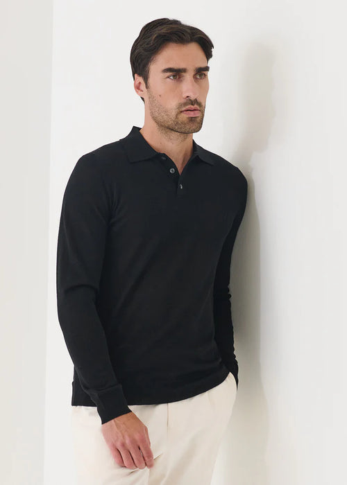 Patrick Assaraf Extra-Fine Merino Polo