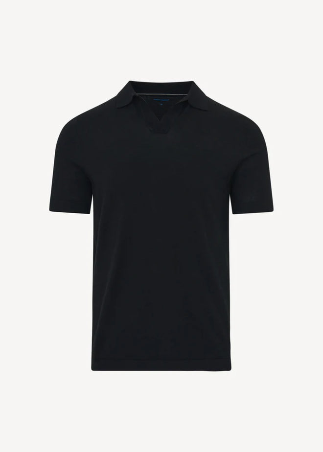 Patrick Assaraf Cotton-Cupro Open Polo