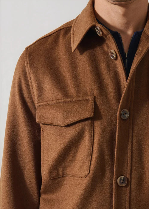 Patrick Assaraf Wool Silk Utility Jacket