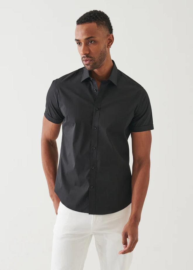 PATRICK ASSARAF COTTON STRETCH SHIRT