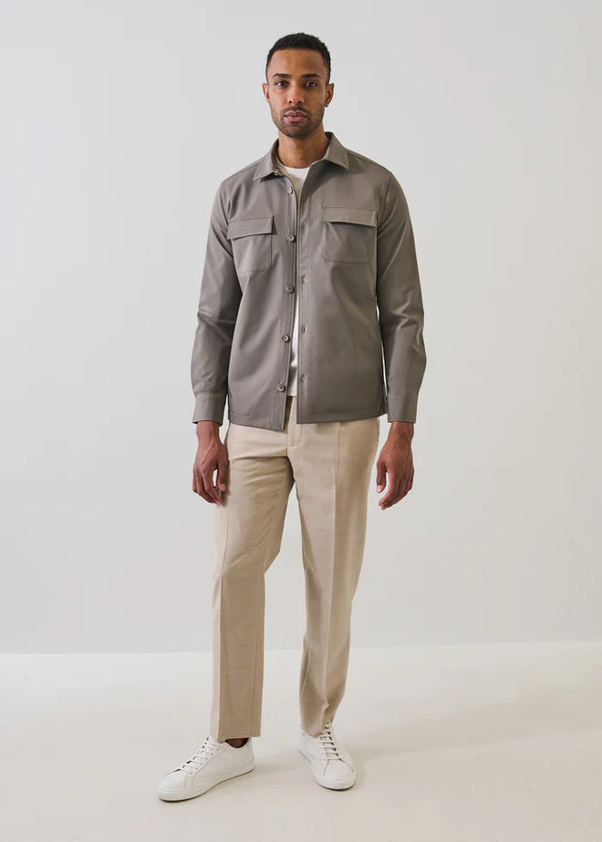 Patrick Assaraf Nucleo Flap PKT Shirt Jacket
