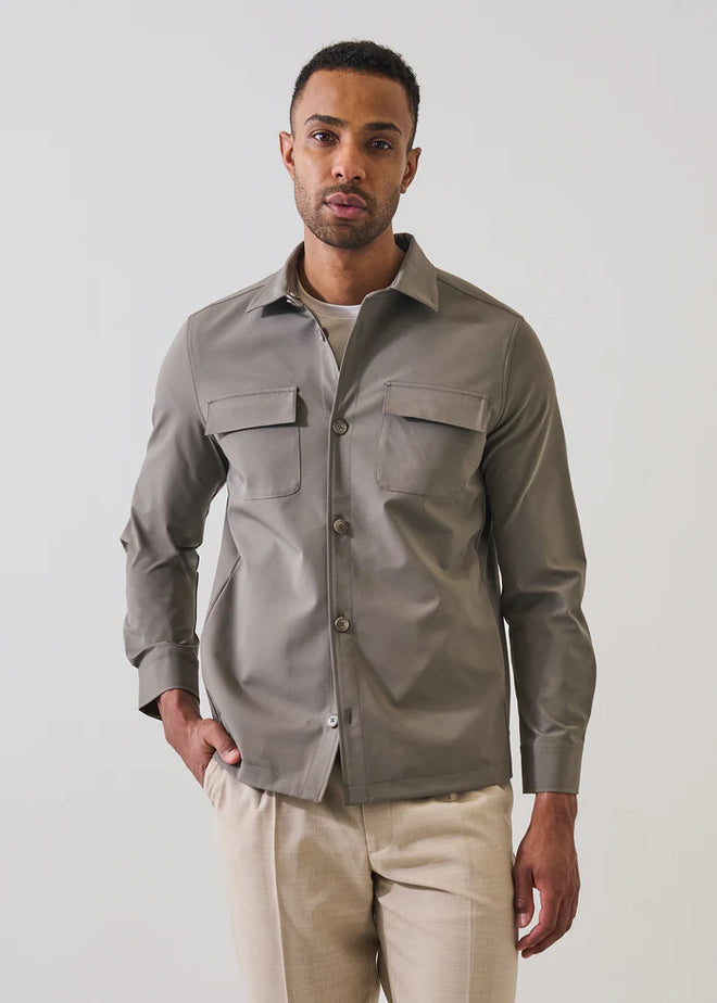 Patrick Assaraf Nucleo Flap PKT Shirt Jacket