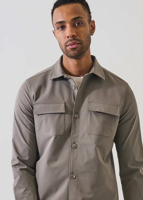 Patrick Assaraf Nucleo Flap PKT Shirt Jacket