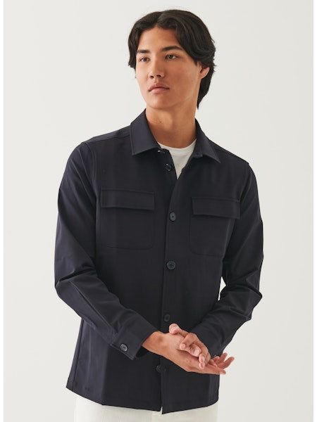 Patrick Assaraf Nucleo Flap PKT Shirt Jackect