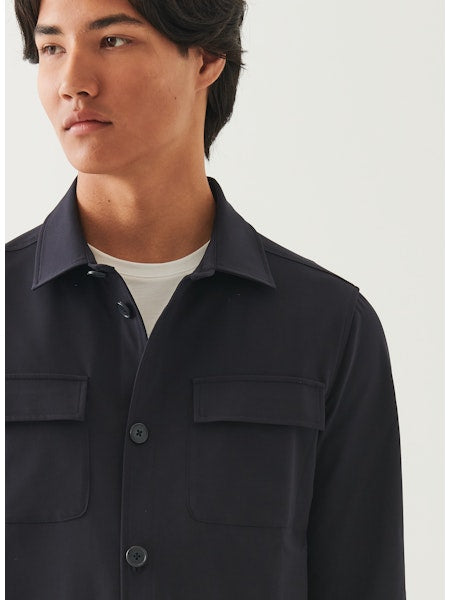 Patrick Assaraf Nucleo Flap PKT Shirt Jackect