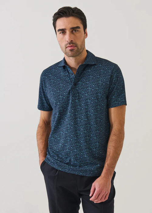 PATRICK ASSARAF PIMA COTTON STRETCH POLO