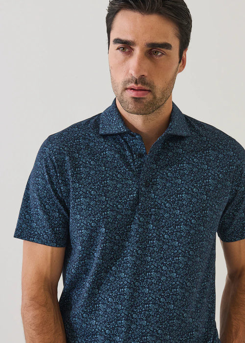 PATRICK ASSARAF PIMA COTTON STRETCH POLO