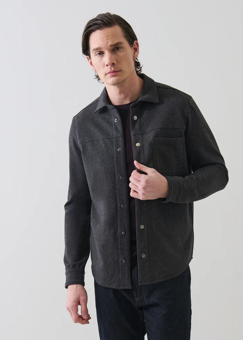 Patrick Assaraf Pima Cotton French Terry Overshirt