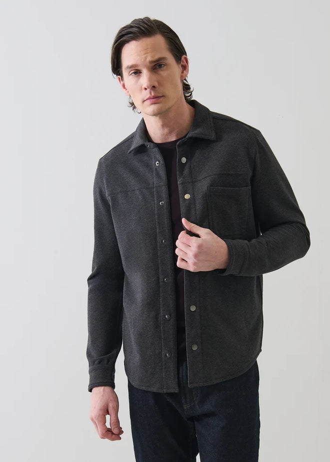 Patrick Assaraf Pima Cotton French Terry Overshirt