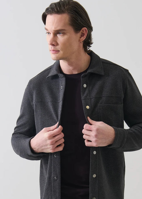 Patrick Assaraf Pima Cotton French Terry Overshirt