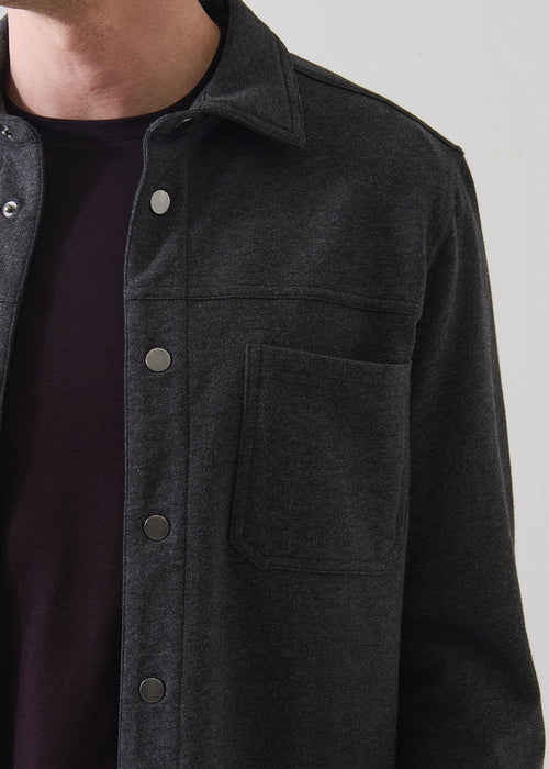 Patrick Assaraf Pima Cotton French Terry Overshirt