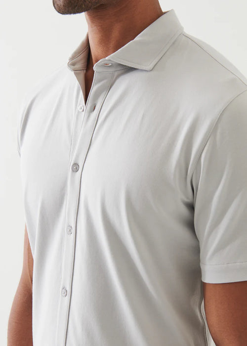 PATRICK ASSARAF PIMA COTTON STRETCH SHIRT