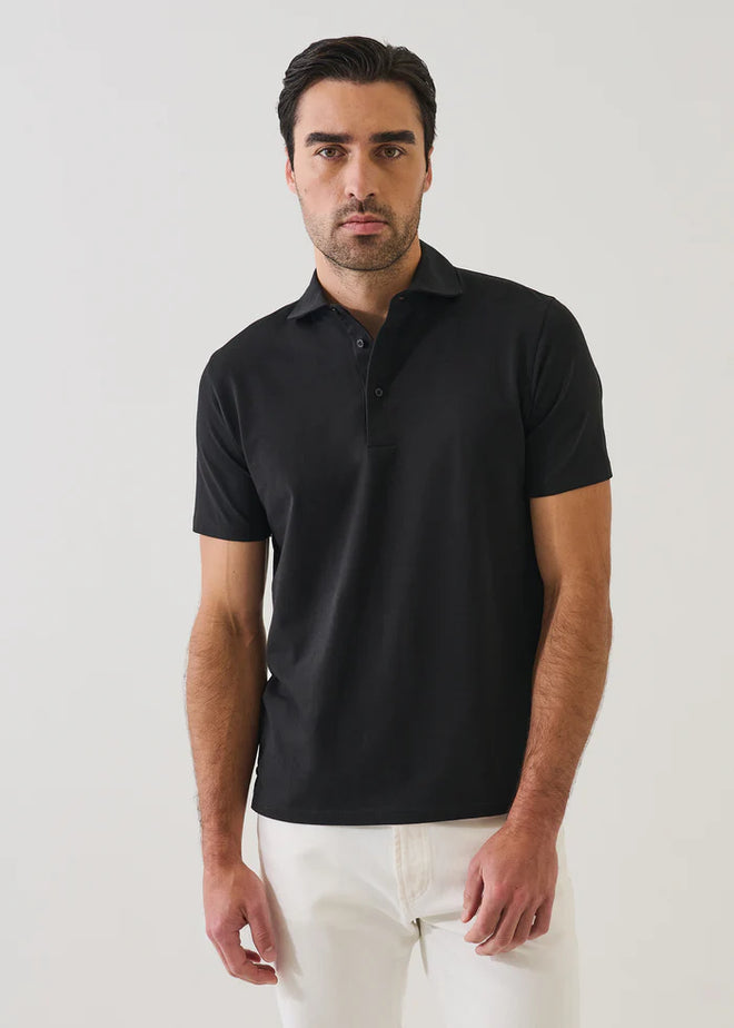 Patrick Assaraf Pima Cotton Stretch Iconic Polo