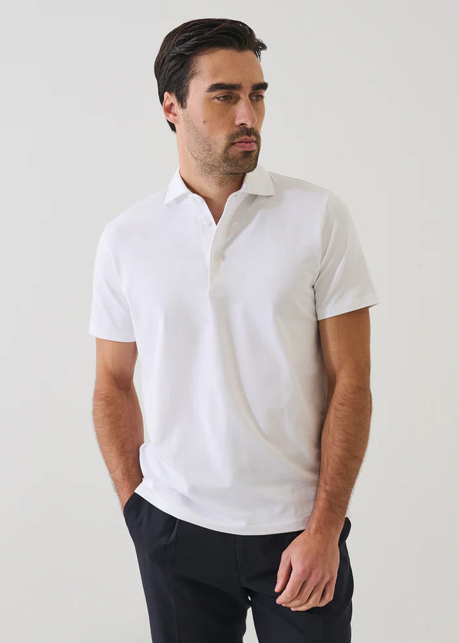 Patrick Assaraf Pima Cotton Stretch Iconic Polo