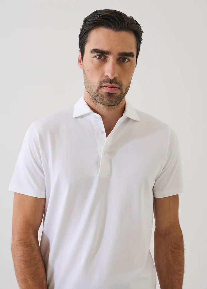 Patrick Assaraf Pima Cotton Stretch Iconic Polo