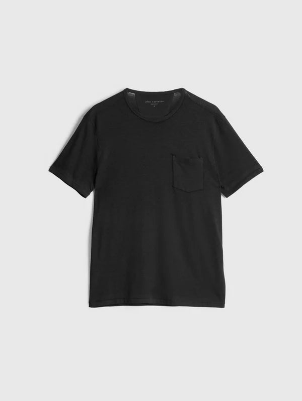 John Varvatos Bond Burnout Tee - Black