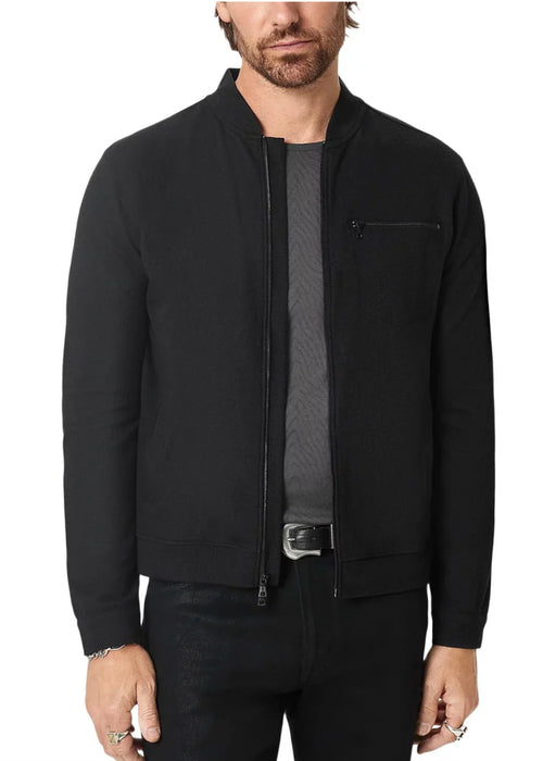 John Varvatos Kendall Baseball Collar Full Zip Jacket
