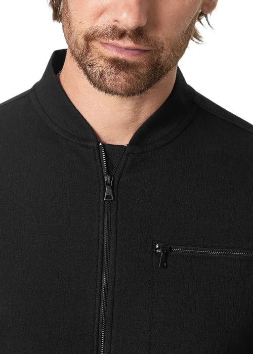 John Varvatos Kendall Baseball Collar Full Zip Jacket